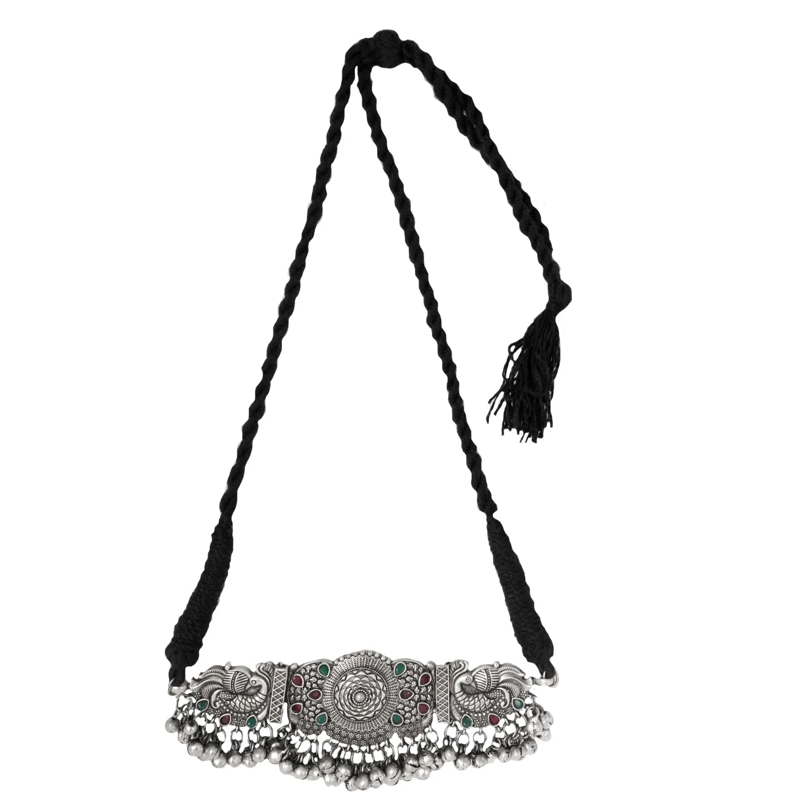 Teejh Baruna Silver Oxidised Jewelry Gift Set