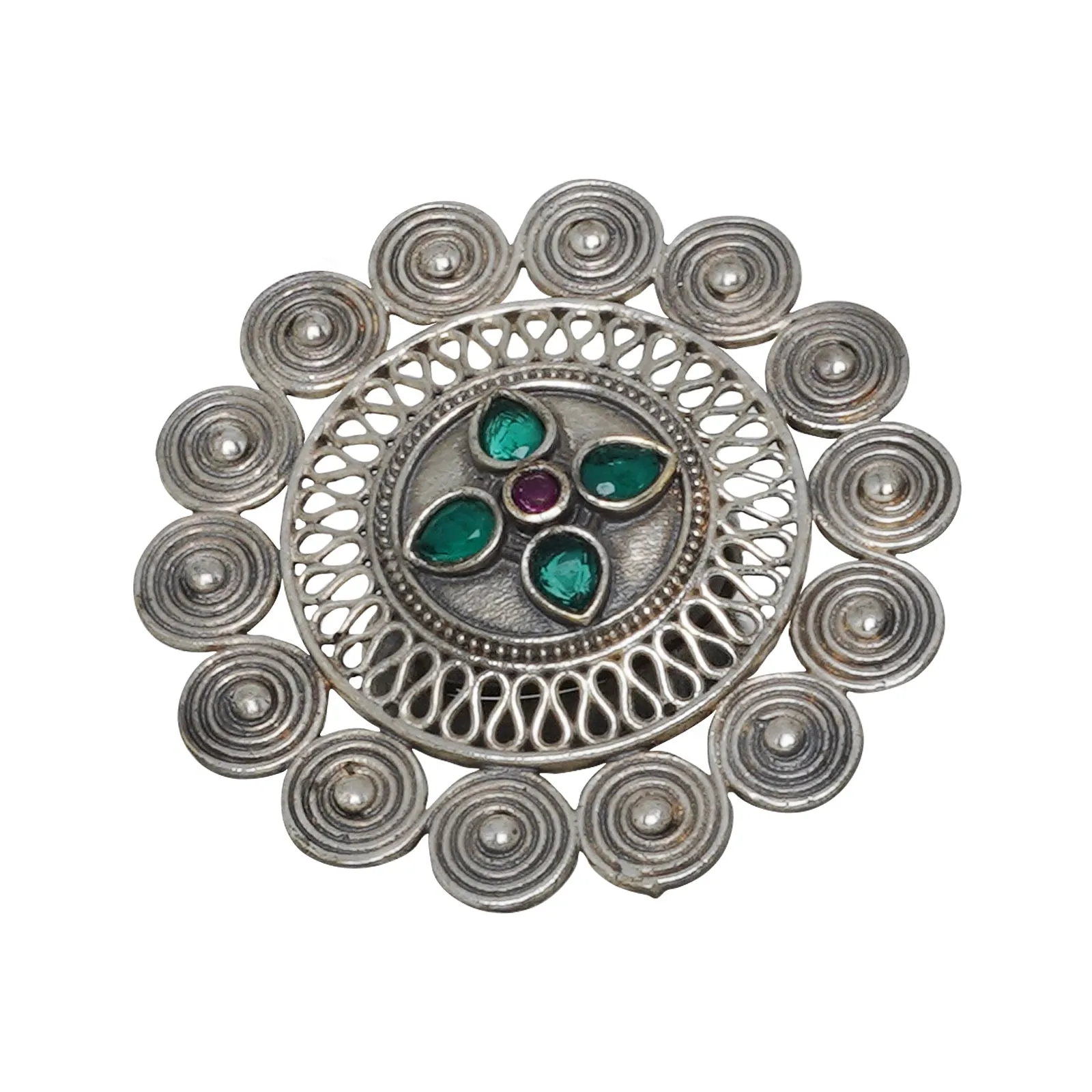 Teejh Baruna Silver Oxidised Jewelry Gift Set