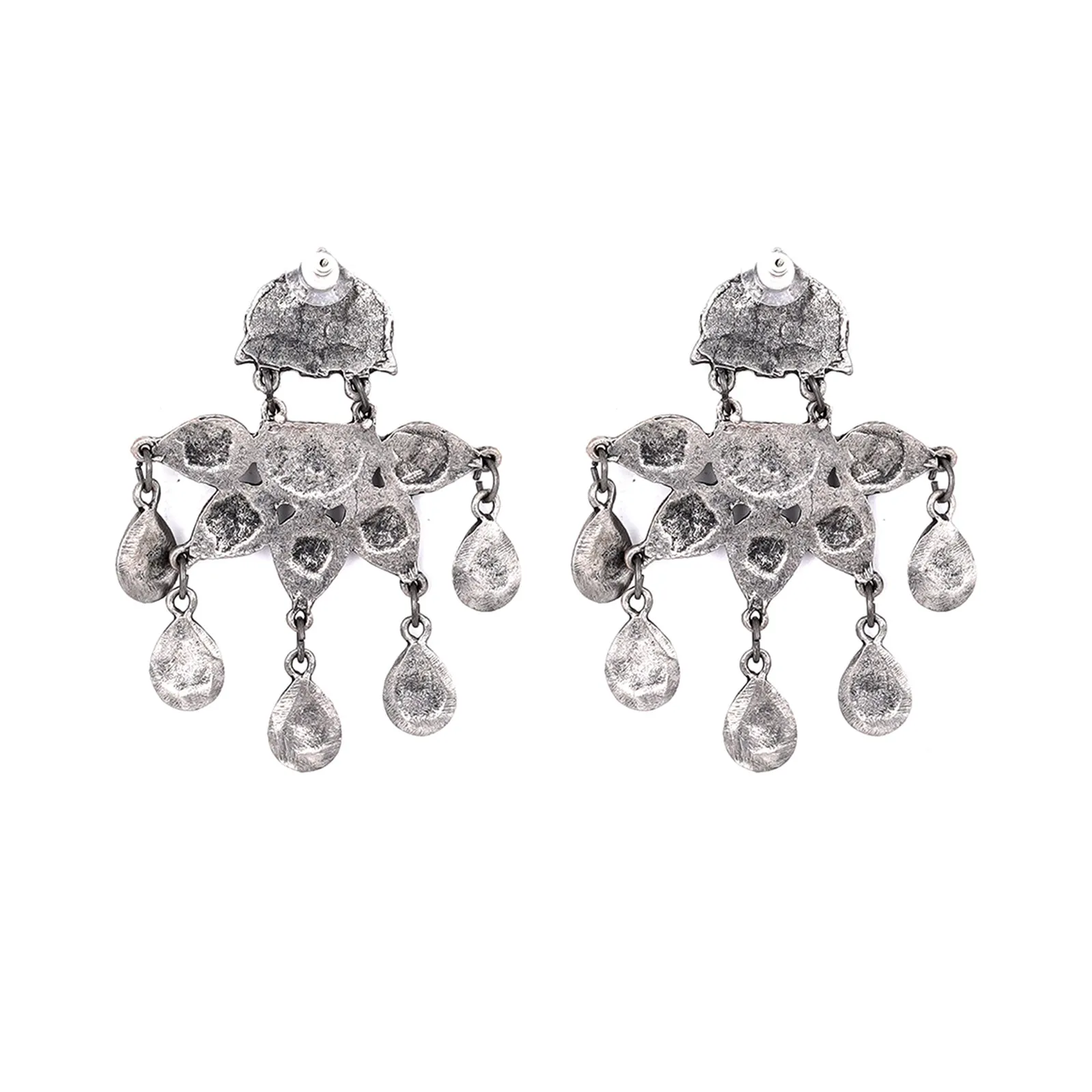 Teejh Bheena Silver Oxidised Jewelry Gift Set