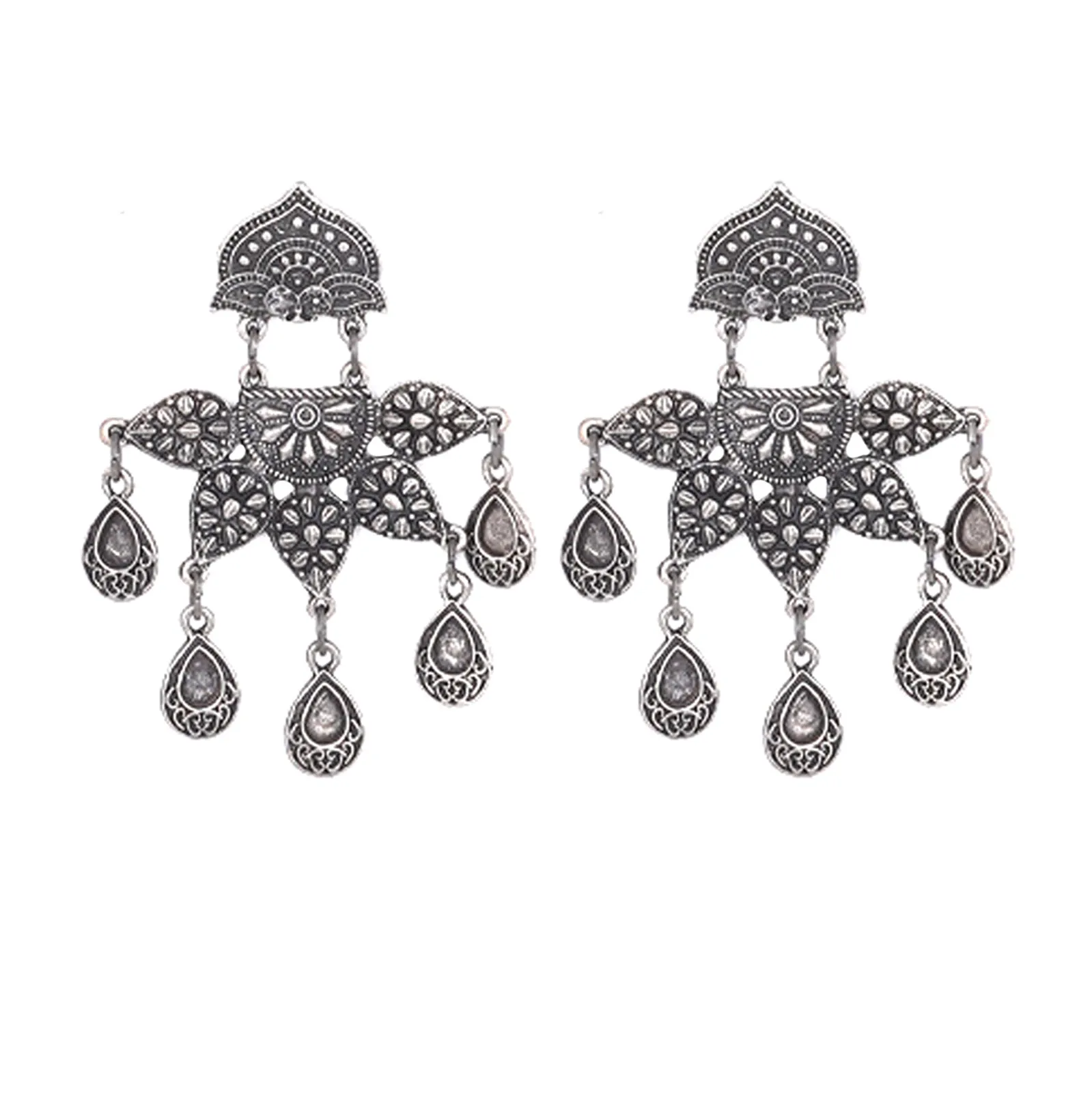 Teejh Bheena Silver Oxidised Jewelry Gift Set