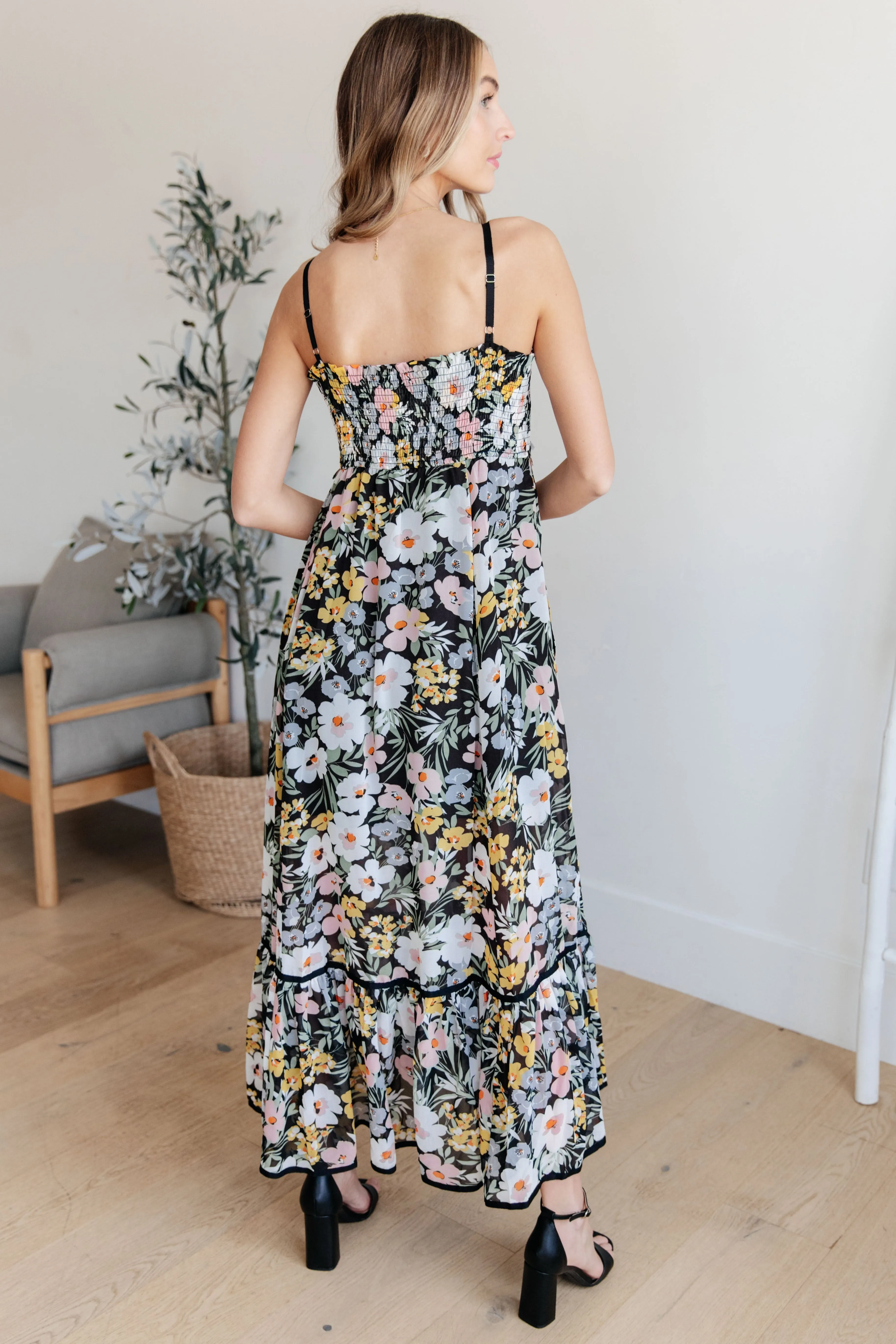 Up From the Ashes Floral Maxi Dress