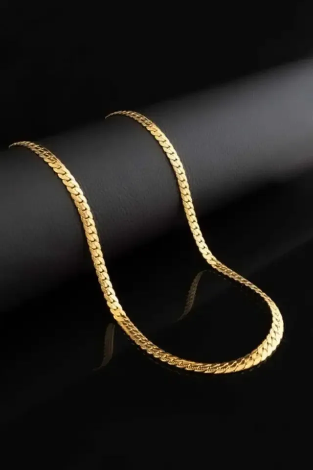 Urban stainless Gold steel chain necklace clip Gold jewelry & jewelry accessory