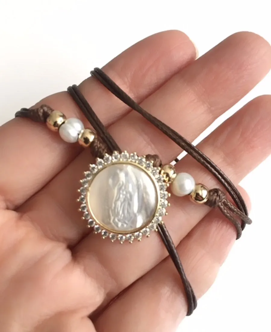 Virgen de Guadalupe Choker Necklace Boho Jewelry