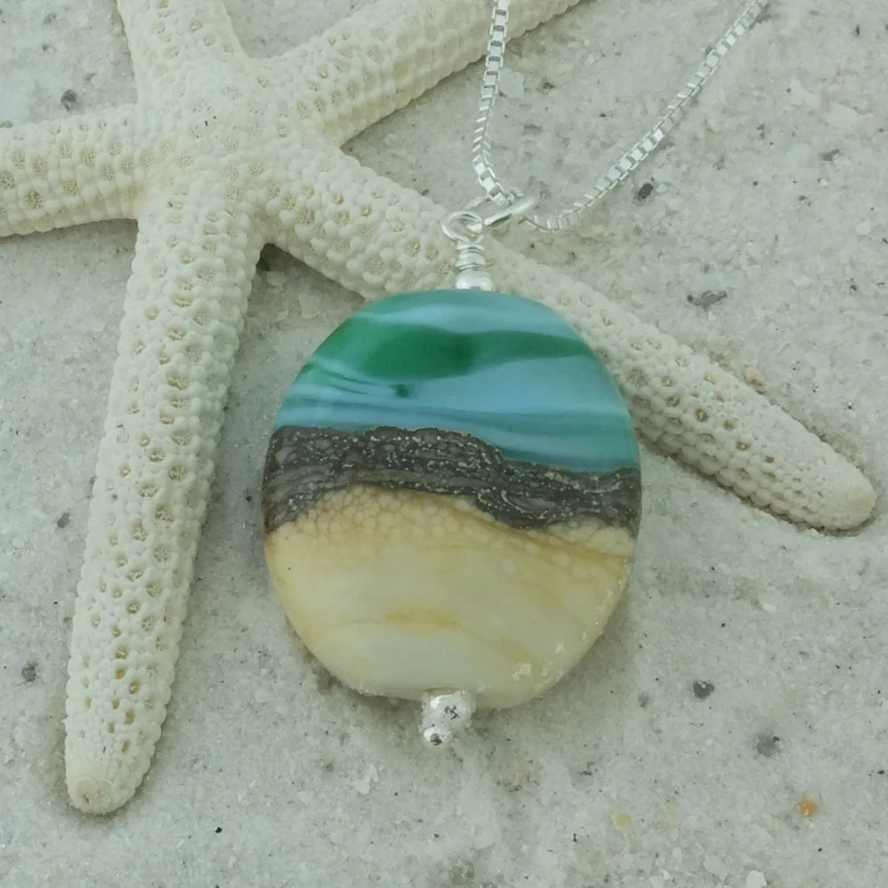 WH10P - Sand and Sea Pendant