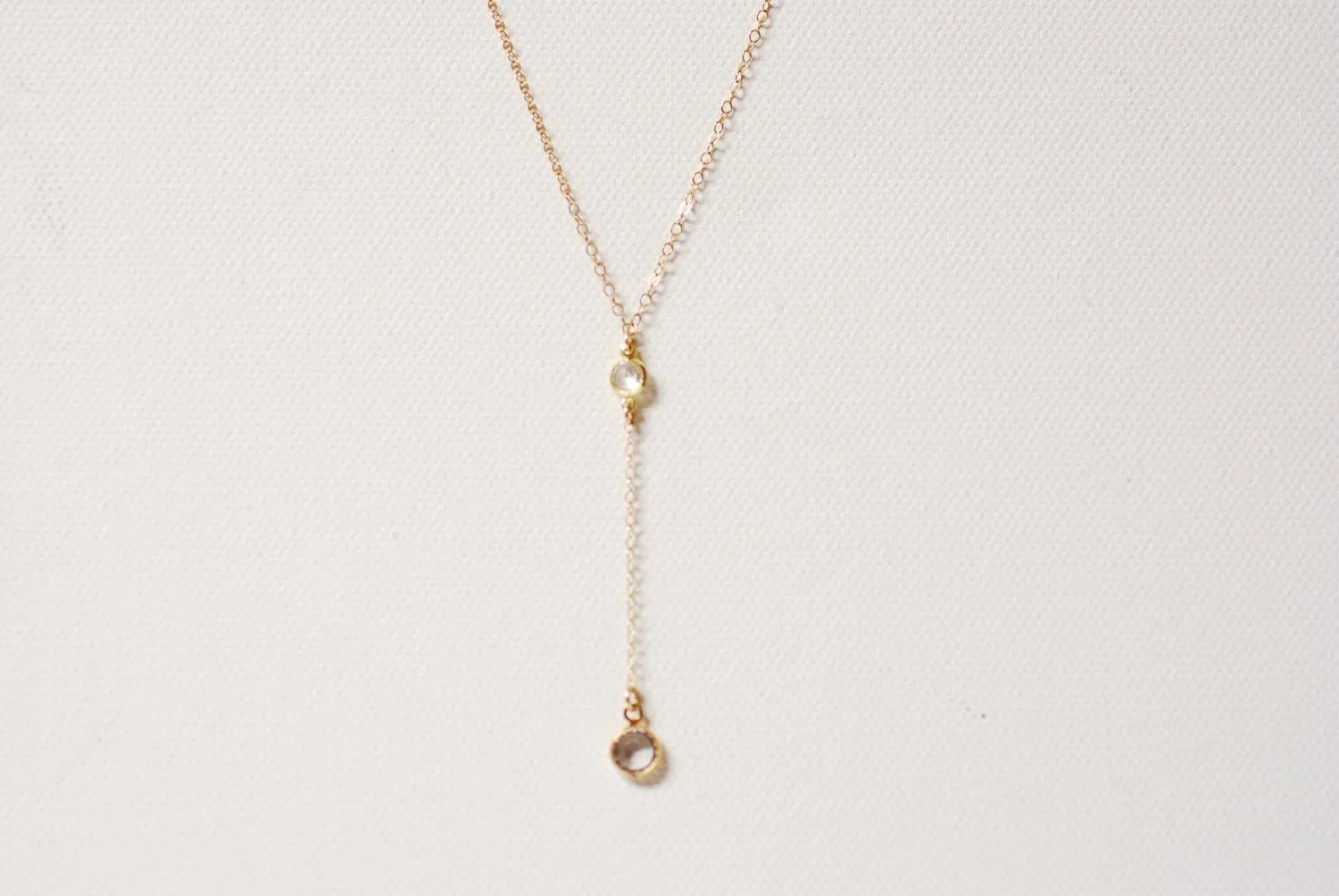 Wholesale Gold Swarovski Necklace Lariat, Lariat Neckalce, Swarovski Crystal Necklace, Crystal Drop Necklace,Dainty Lariat,Swarovski Rosary,