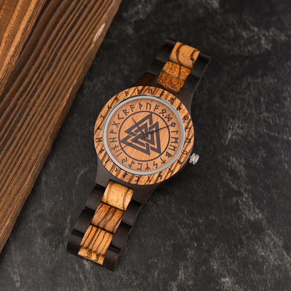 Wooden Viking Watch VALKNUT